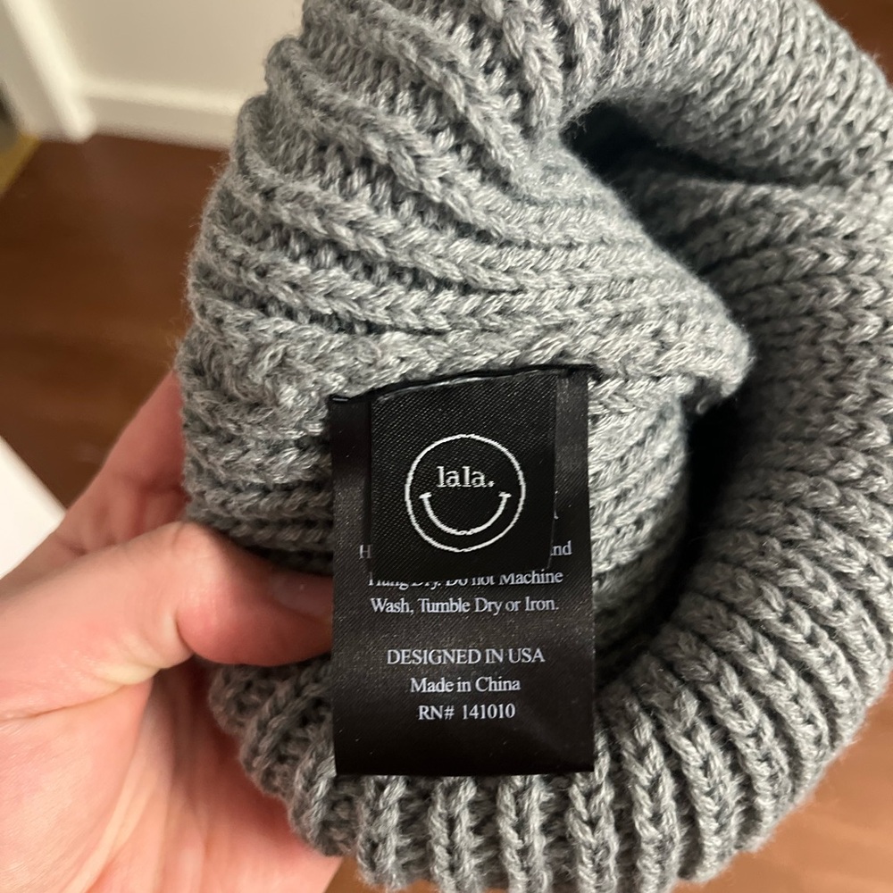 Dressed in LALA Gray Knit Hat